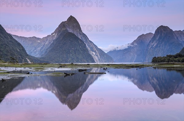 Mitre Peak at dawn