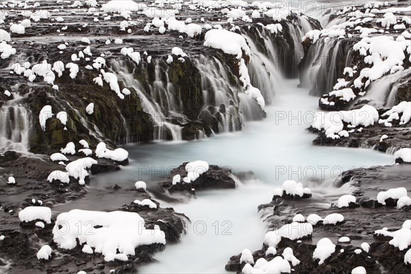 Bruarfoss in winter