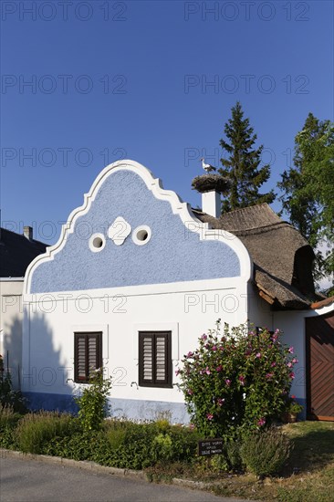 Hufnagl house with stork's nest