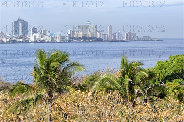 View of the districts of Centro Habana and El Verdado