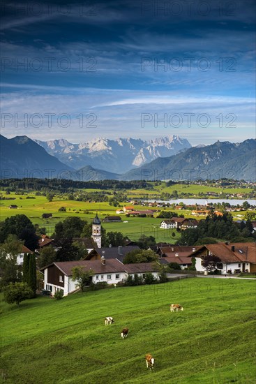 View of the village of Aidling