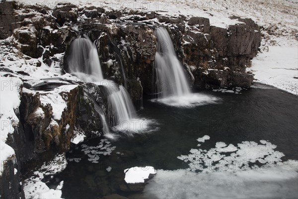 Waterfall at Mt Kirkjufell