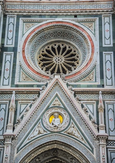 Marble facade of Florence Cathedral