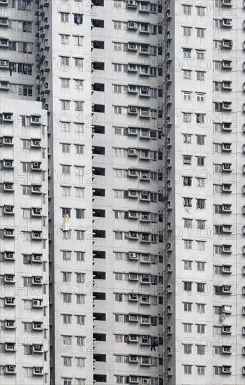 Facades of high-rise buildings