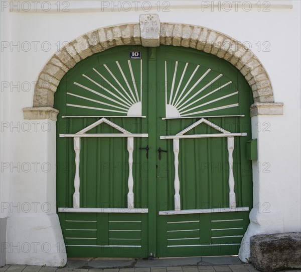 Wooden gate
