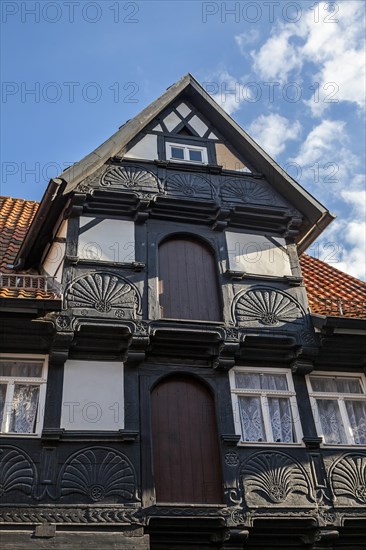 Ornately carved beams