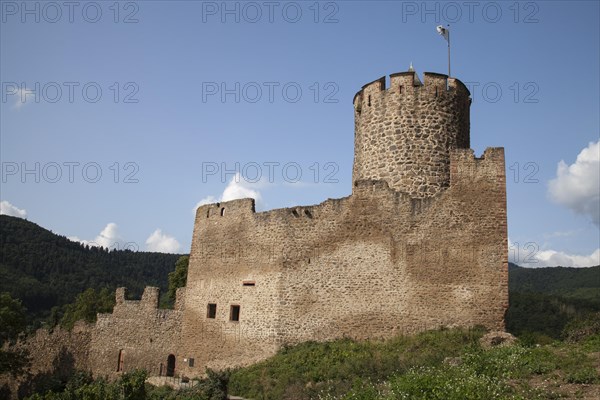 Castle ruins Sentier du Chateau