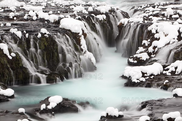 Bruarfoss in winter