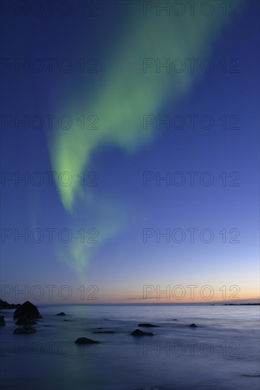 Northern Lights on Utakleiv Beach