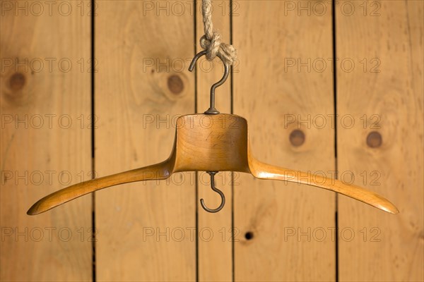 Wooden clothes hanger