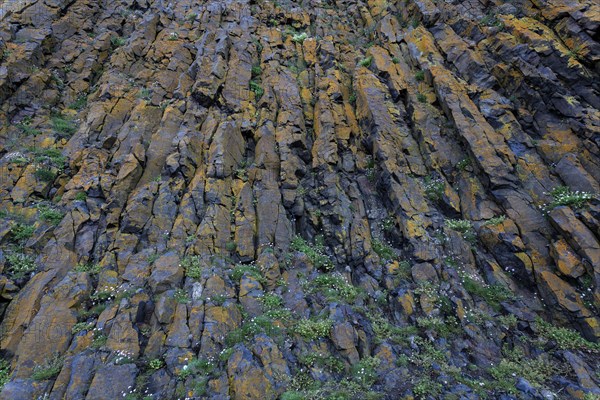 Basalt columns in Stykkisholmur