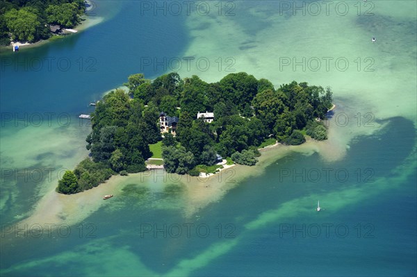 Rose Island aerial view