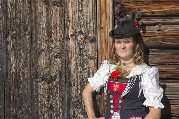 Young woman in traditional costume