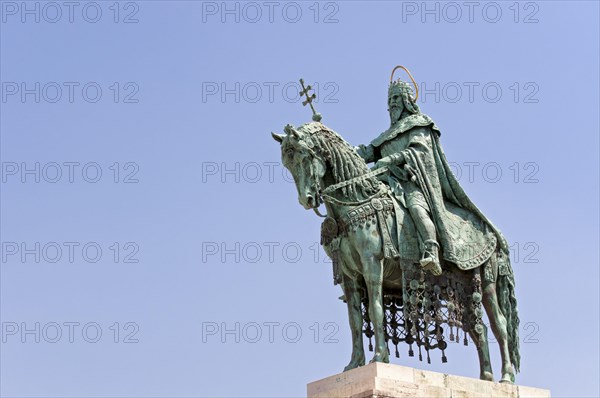 Equestrian statue of King Saint Stephen or Stephen I of Hungary