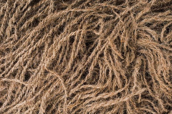 Ropes made of coconut fibres or coir