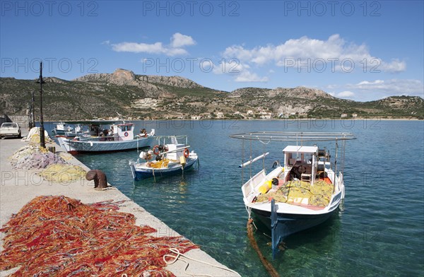 Fishing boats in the harbour