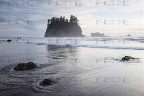 Sea stack on Second Beach in Olympic National Park