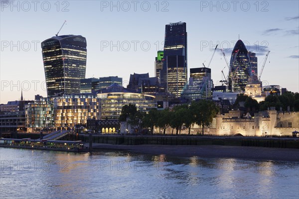 Tower of London on the River Thames