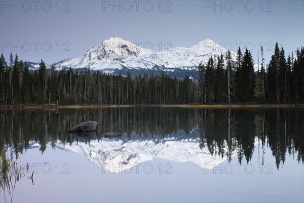 Scott Lake with Three Sisters