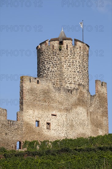 Castle ruins Sentier du Chateau