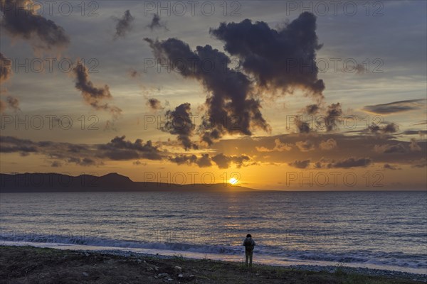 Sunset at the beach