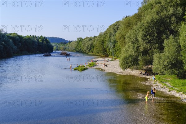 Kiesbank an der Isar near Schaftlarn