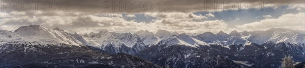 Panorama of the Kaunertal Alps