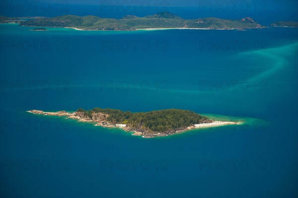 Aerial view of the Whitsunday Islands