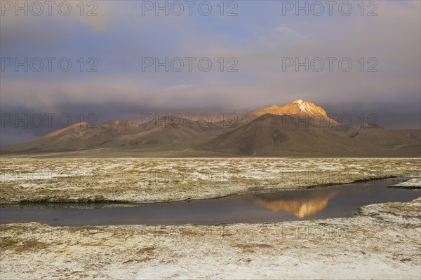 Mountains in the evening light