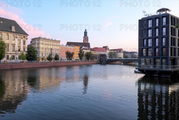 Evening atmosphere on the Oder River