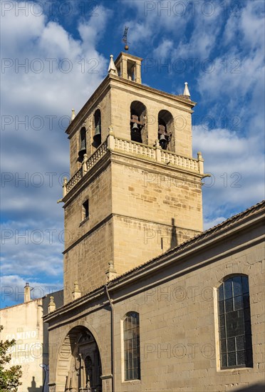 Bell tower of church of Santa Maria de Palacio