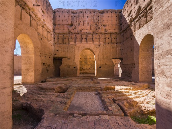 Historic ruins of the El Badi Palace