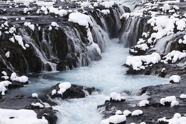 Bruarfoss in winter