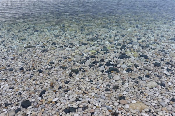Pebbles on the beach of La Olla in Altea