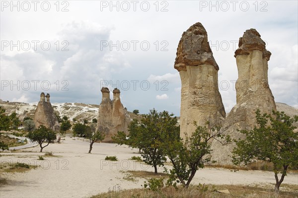 Tufa formations in the Pasabagi Valley or Monks Valley