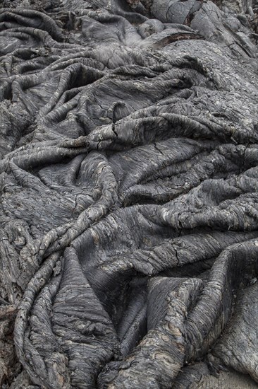 Pahoehoe lave