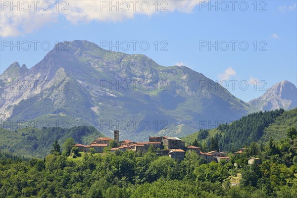 Landscape in the Apuan Alps