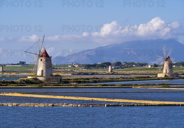 Ettore Infersa Saltworks windmills