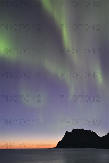 Northern Lights on Utakleiv Beach