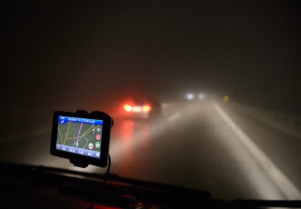 Poor visibility on highway