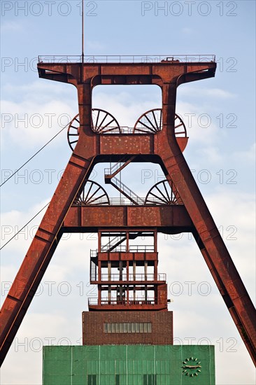 Headframe of the Zeche Pluto colliery