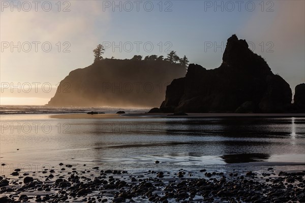 Sunset at Ruby Beach