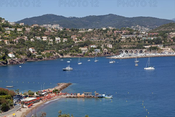 View of the town from the sea