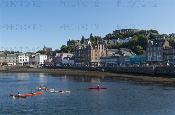 Port and McCaig's Tower on the hill