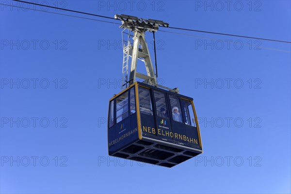 Cabin of the Nebelhorn ropeway