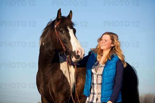 Girl with a Paint Horse