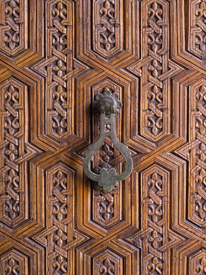 Ornate door fitting