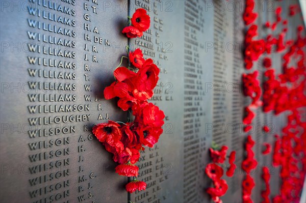 Victim sign at the Australian War Memorial