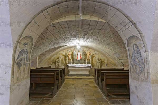 Nadasdy family crypt in the lower church