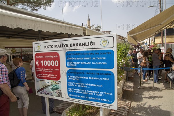 Ledra Road border crossing on the Green Line in Nicosia